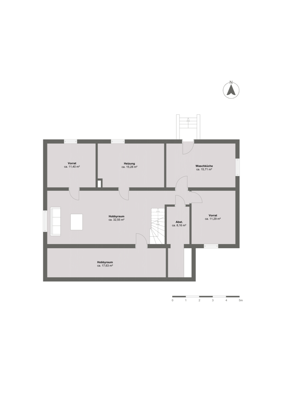 Landhaus Burgwedel-Oldhorst — Grundriss Kellergeschoss